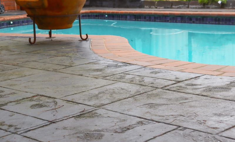 Patterned Concrete for Pool Deck