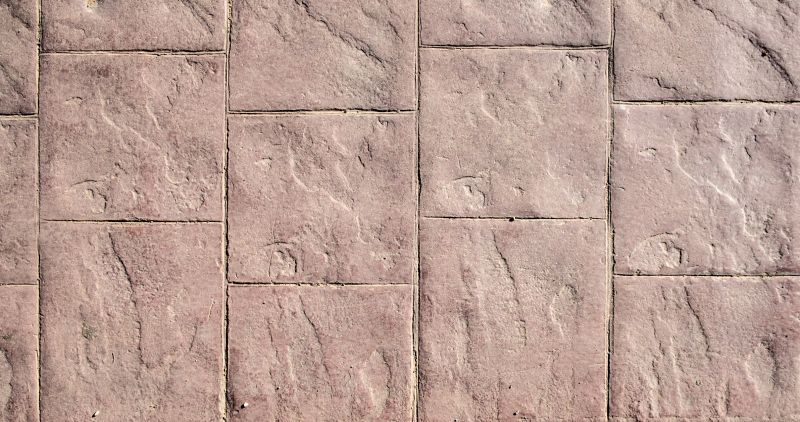 Finished Stamped Concrete Patio